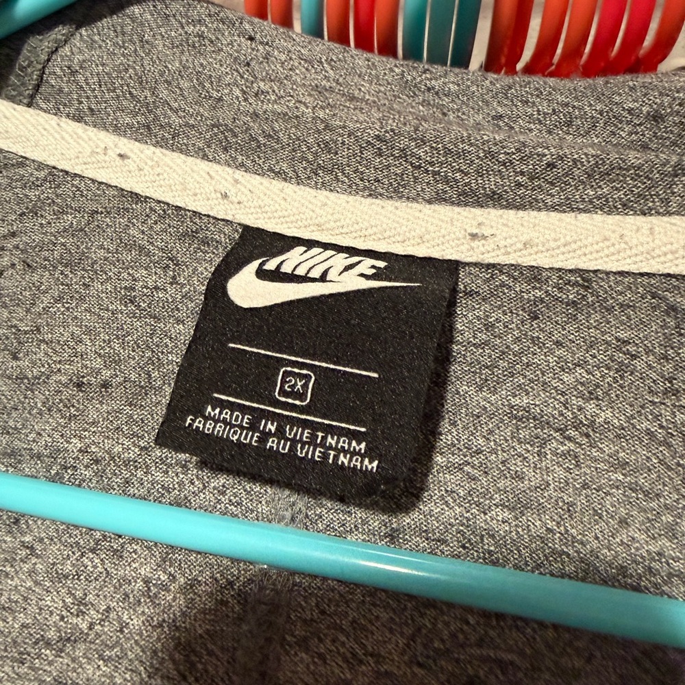 Nike Gray Zip-Up Hoodie - Picture 3 of 3
